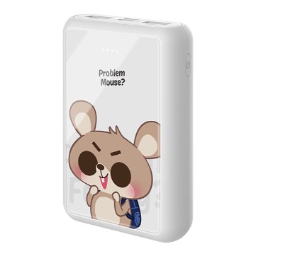 Kivee Powerbank 10,000mAh PI52 Mouse - White